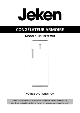 Jeken JE UF227 WH Manuel du propriétaire