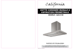 California AA9-6-SS Manuel du propri&eacute;taire