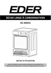 eder DC-80S3C Manuel du propri&eacute;taire