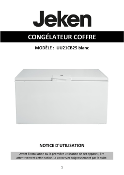 Jeken UU21CB25 Manuel du propriétaire