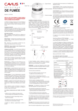 Cavius 2007 Manuel du propriétaire