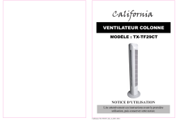 California TX-TF29CT Manuel du propriétaire