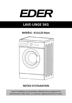 eder K11LL25 Manuel du propriétaire