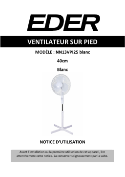 eder NN13VPI25 Manuel du propriétaire