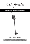 California A27ASB60 Manuel du propri&eacute;taire