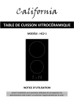 California HC2-1 Manuel du propri&eacute;taire