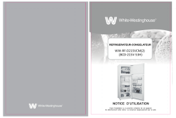 White-Westinghouse WW-RF-D215VCM(2) Manuel du propri&eacute;taire