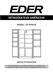 eder ED AF436 IN Manuel du propri&eacute;taire