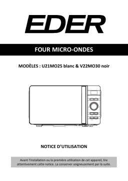 eder V22MO30 Manuel du propriétaire