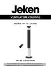 Jeken PP16VCO25 Manuel du propri&eacute;taire