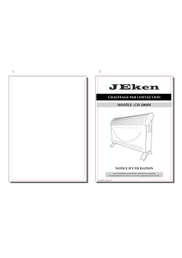 Jeken CH-2000M Manuel du propriétaire