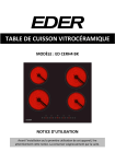 eder ED CERH4 BK Manuel du propri&eacute;taire