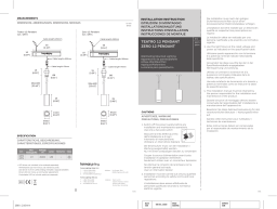 FormaLighting Zero 33 Surface Installation manuel