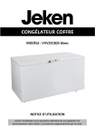 Jeken VVV22CB25 Manuel du propri&eacute;taire