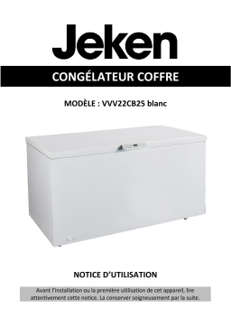Jeken VVV22CB25 Manuel du propriétaire
