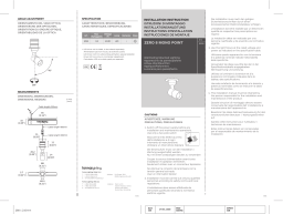 FormaLighting Zero 8 Mono Point Installation manuel