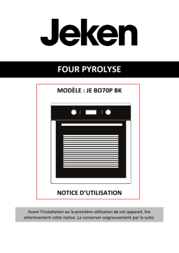 Jeken JE BO70P BK Manuel du propriétaire