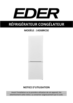 eder 14268RCSE Manuel du propriétaire