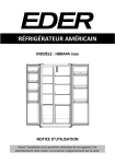 eder H8RA44 Manuel du propri&eacute;taire