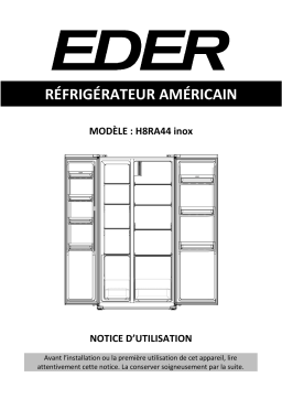 eder H8RA44 Manuel du propriétaire