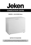 Jeken UUU21CB25 Manuel du propri&eacute;taire