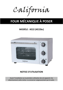 California KE22 Manuel du propriétaire