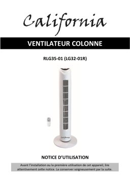 California RLG35-01 Manuel du propriétaire