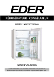 eder WW23TT25 Manuel du propri&eacute;taire