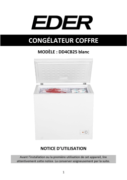 eder DD4CB25 Manuel du propriétaire