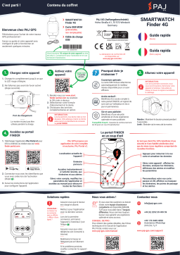 PAJ SMARTWATCH Finder 4G Manuel du propriétaire