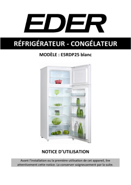 eder E5RDP25 Manuel du propriétaire