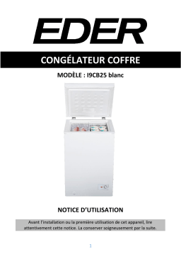 eder I9CB25 Manuel du propriétaire