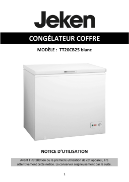 Jeken TT20CB25 Manuel du propriétaire