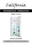 California DF2-34-1 Manuel du propri&eacute;taire