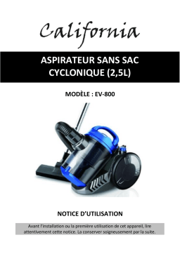 California EV-800 Manuel du propriétaire