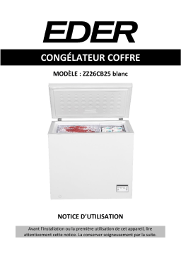 eder ZZ26CB25 Manuel du propriétaire