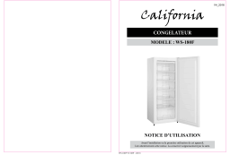 California WS-180F Manuel du propriétaire