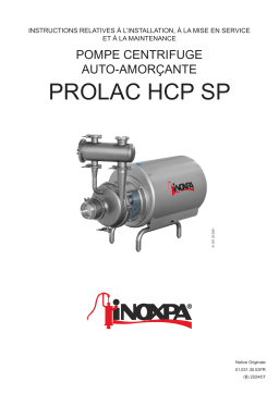 iNOXPA PROLAC HCP SP Manuel utilisateur