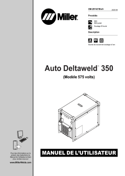 Miller AUTO DELTAWELD 350 BASIC 575V Manuel du propriétaire