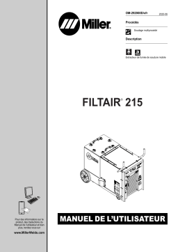 Miller FILTAIR 215 Manuel du propriétaire