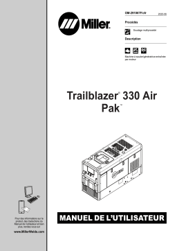 Miller TRAILBLAZER 330 AIR PAK Manuel du propriétaire