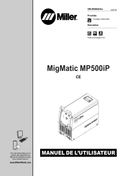 Miller MIGMATIC MP500IP CE Manuel du propriétaire