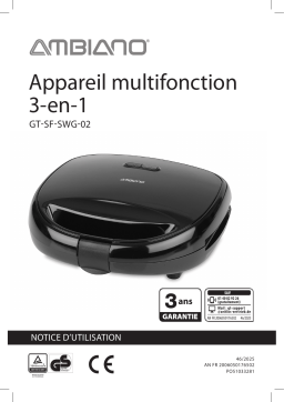 Ambiano GT-SF-SWG-03 Manuel utilisateur