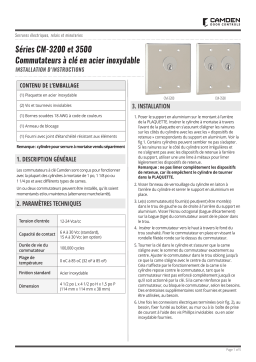 CAMDEN CM-3200-3500 Manuel utilisateur