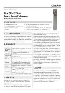 CAMDEN CM-42-48 Series Manuel utilisateur