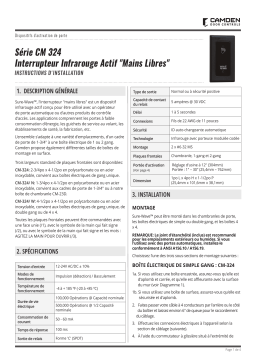 CAMDEN CM-324 Manuel utilisateur