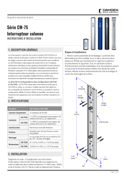 CAMDEN CM-75 Manuel utilisateur