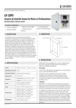 CAMDEN CX-33PS Manuel utilisateur