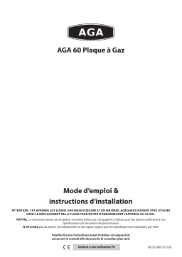AGA 60 Gas Manuel utilisateur