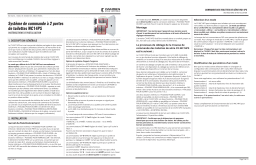 CAMDEN WC14PS Restroom Controls Manuel utilisateur